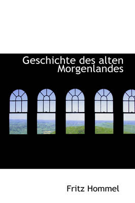 Cover of Geschichte Des Alten Morgenlandes