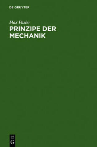 Cover of Prinzipe Der Mechanik