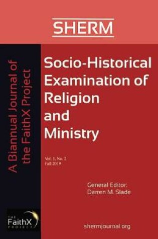 Cover of Socio-Historical Examination of Religion and Ministry, Volume 1, Issue 2