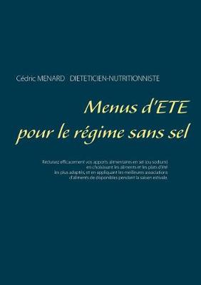 Book cover for Menus d'été pour le régime sans sel