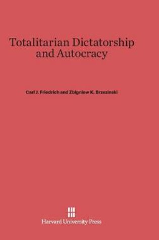 Cover of Totalitarian Dictatorship and Autocracy