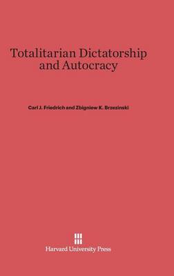 Book cover for Totalitarian Dictatorship and Autocracy