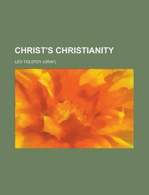 Book cover for Christ's Christianity