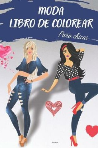 Cover of MODA LIBRO DE COLOREAR para chicas