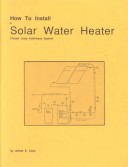 Book cover for How to Install a Solar Water Heater