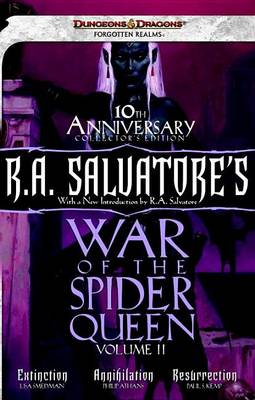 Book cover for R.A. Salvatore's War Of The Spider Queen, Volume Ii