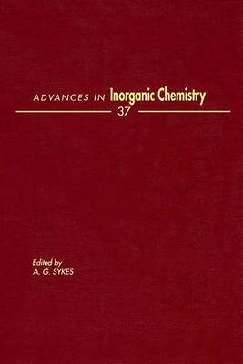 Cover of Advances in Inorganic Chemistry Vol 37