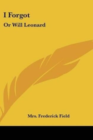 Cover of I Forgot