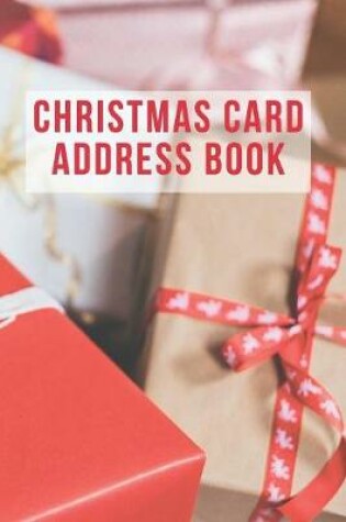 Cover of Christmas Card Address Book and Tracker