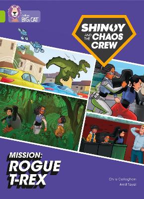 Book cover for Shinoy and the Chaos Crew Mission: Rogue T-Rex