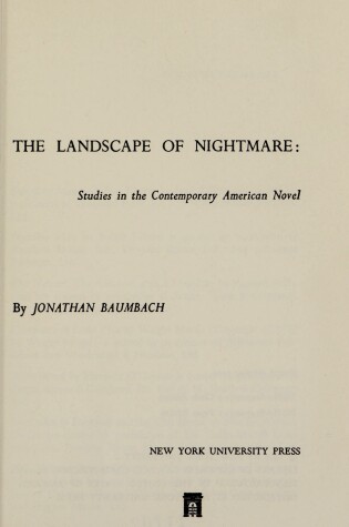 Cover of Landscape Nightmare CB