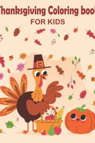 Cover of Thanksgiving Coloring Book for Kids