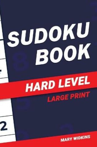 Cover of Large Print Sudoku Book Hard Level