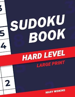 Book cover for Large Print Sudoku Book Hard Level