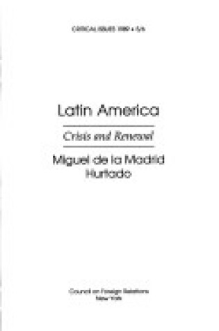 Cover of Latin America