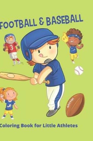 Cover of Football & Baseball Coloring Book