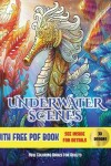 Book cover for New Coloring Books for Adults (Underwater Scenes)