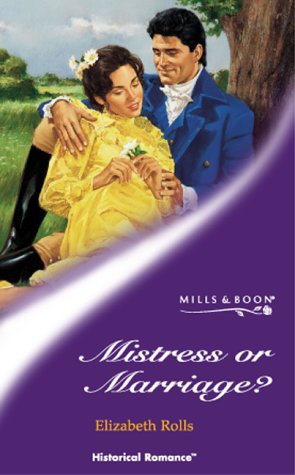 Book cover for Mistress or Marriage?