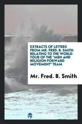 Cover of Extracts of Letters from Mr. Fred B. Smith