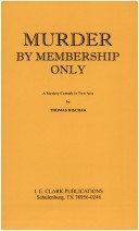 Book cover for Murder by Membership Only
