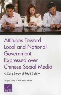 Book cover for Attitudes Toward Local and National Government Expressed Over Chinese Social Media