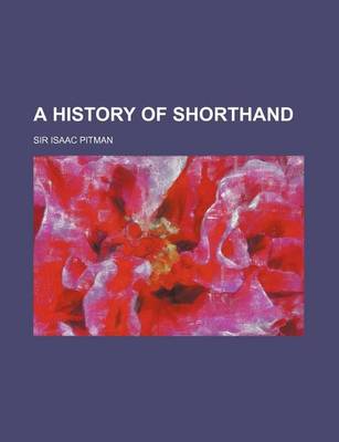 Book cover for A History of Shorthand