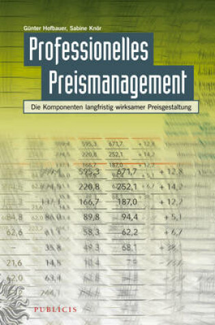 Cover of Professionelles Preismanagement