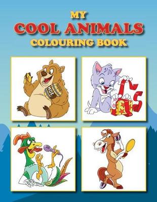 Book cover for My Cool Animals Colouring Book