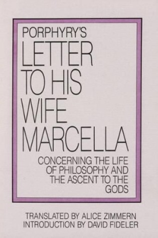 Cover of Porphyry's Letter to His Wife