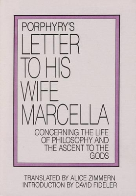 Book cover for Porphyry's Letter to His Wife