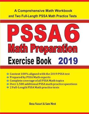 Book cover for PSSA 6 Math Preparation Exercise Book