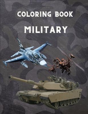 Book cover for Military Coloring Book