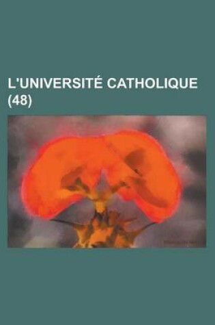 Cover of L'Universite Catholique (48)