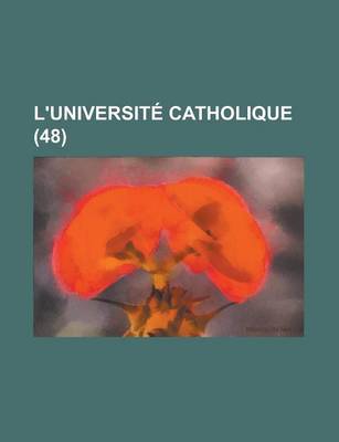 Book cover for L'Universite Catholique (48)