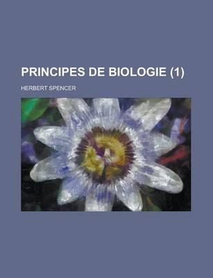 Book cover for Principes de Biologie (1)