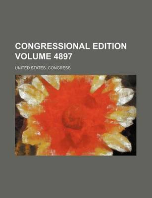 Book cover for Congressional Edition Volume 4897