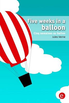 Book cover for Five weeks in a balloon/Cinq semaines au ballon