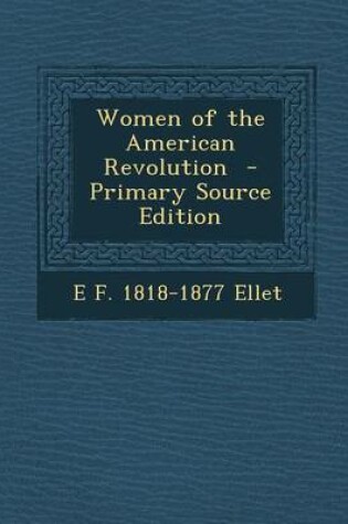 Cover of Women of the American Revolution