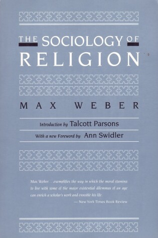 Cover of The Sociology of Religion
