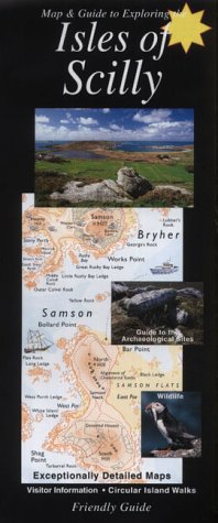 Book cover for Map and Guide to Exploring the Isles of Scilly