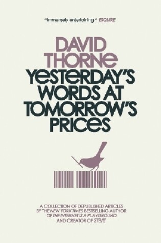 Cover of Yesterday's Words at Tomorrow's Prices