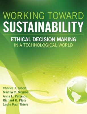 Book cover for Working Toward Sustainability