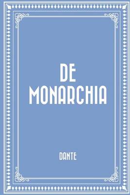 Book cover for de Monarchia