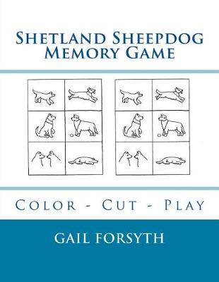 Book cover for Shetland Sheepdog Memory Game