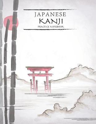 Book cover for Japanese Kanji Practice Notebook