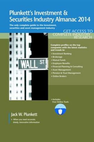 Cover of Plunkett's Investment & Securities Industry Almanac 2014