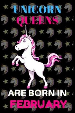 Cover of unicorn queens are born in February