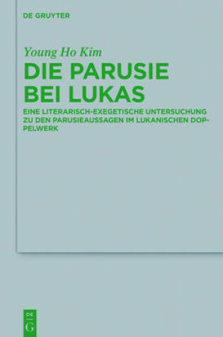 Cover of Die Parusie Bei Lukas
