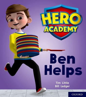 Book cover for Hero Academy: Oxford Level 1+, Pink Book Band: Ben Helps