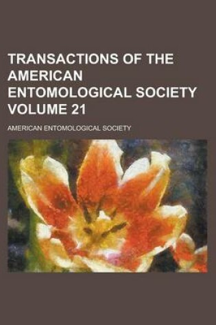 Cover of Transactions of the American Entomological Society (V. 47 1921)